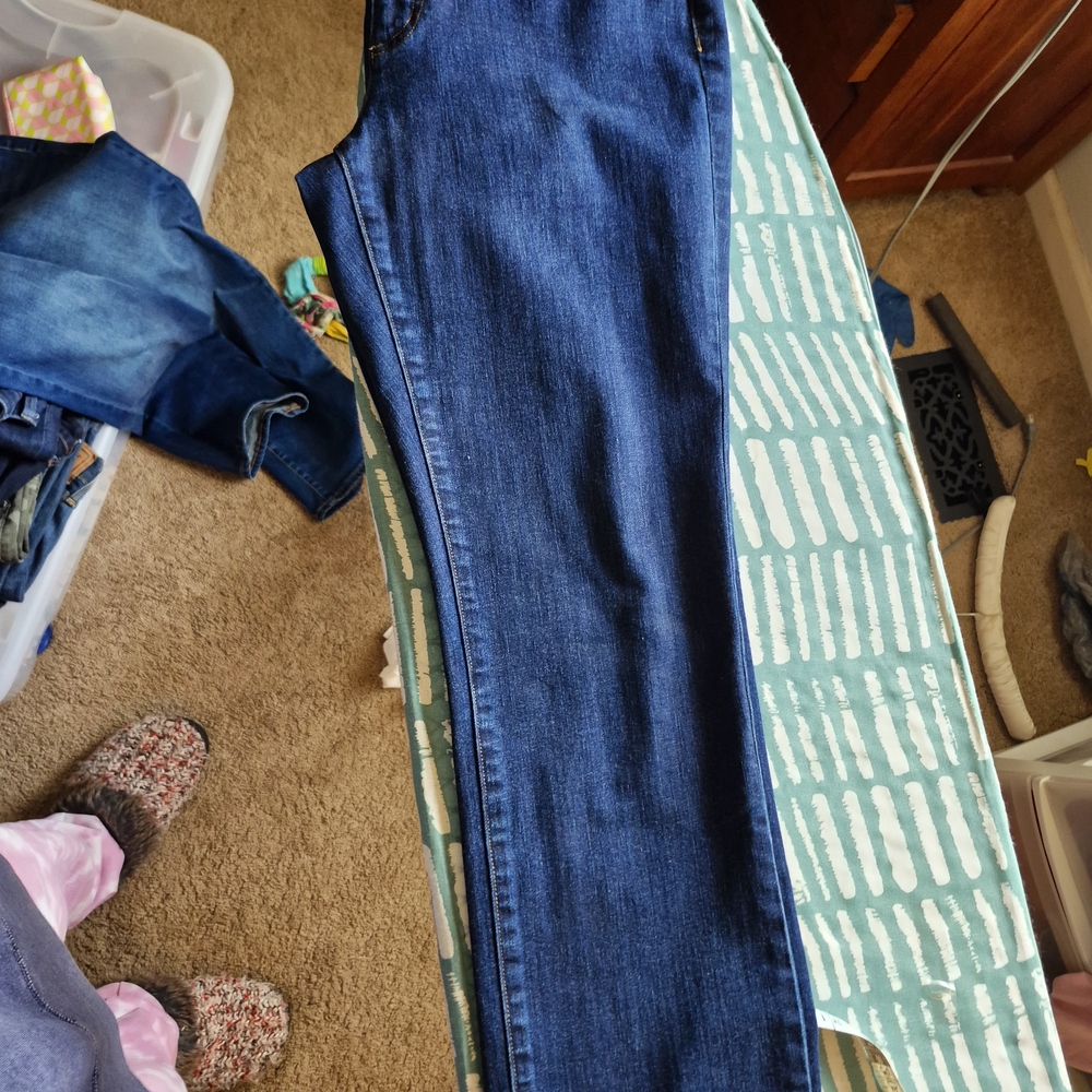 Lauren Ralph Lauren Blue Straight Leg Jeans - Picture 2 of 8